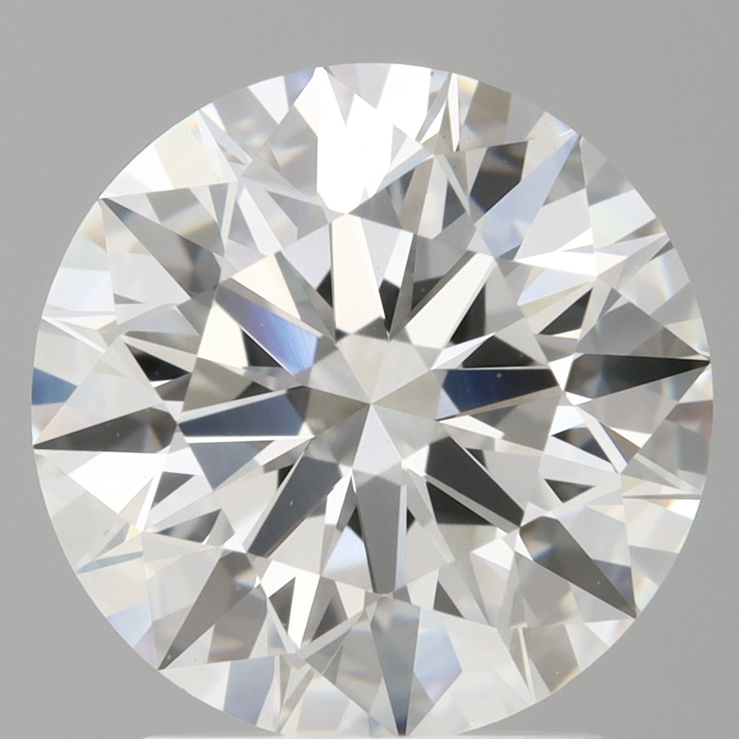 2.50 Carat Round Shaped, Ideal Cut, E Color, VVS2 Clarity, IGI Certified Lab Grown Diamond