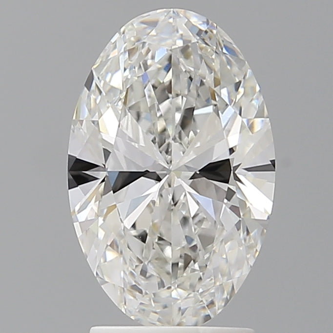2.50 Carat Oval Shaped, Ideal Cut, F Color, VVS2 Clarity, IGI Certified Lab Grown Diamond