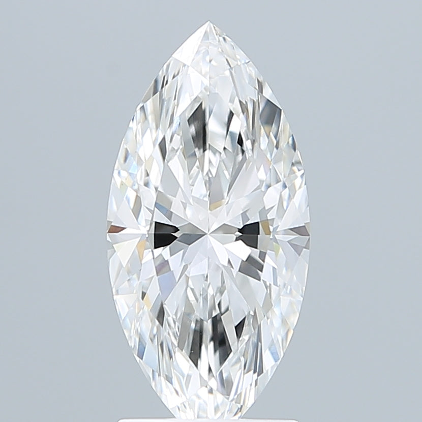 2.10 Carat Marquise Shaped, Ideal Cut, F Color, VVS2 Clarity, IGI Certified Lab Grown Diamond
