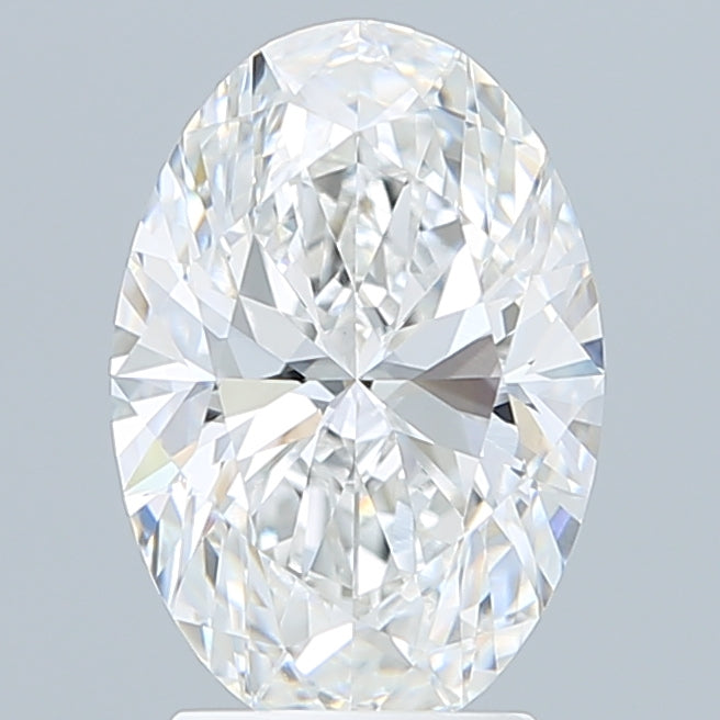 3.04 Carat Oval Shaped, Ideal Cut, E Color, VVS2 Clarity, IGI Certified Lab Grown Diamond