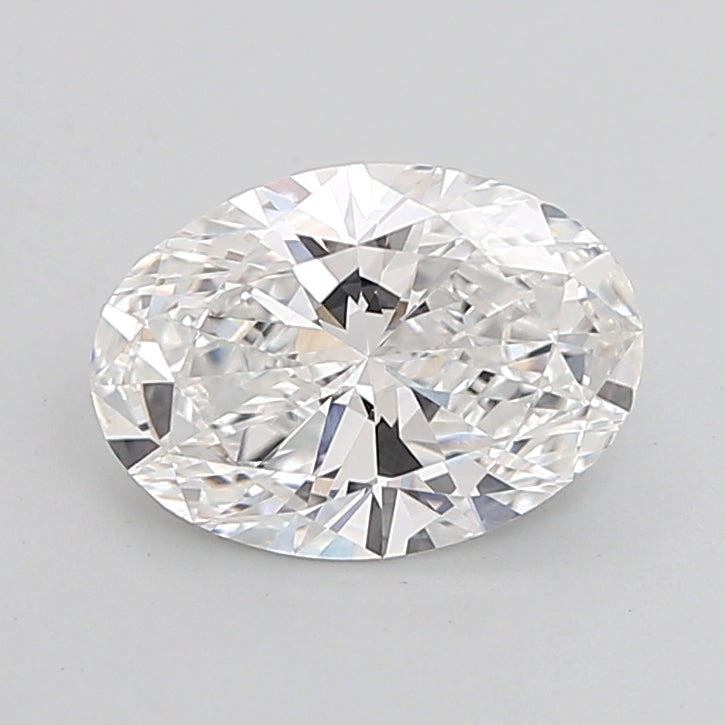 3.05 Carat Oval Shaped, Ideal Cut, D Color, VVS2 Clarity, IGI Certified Lab Grown Diamond