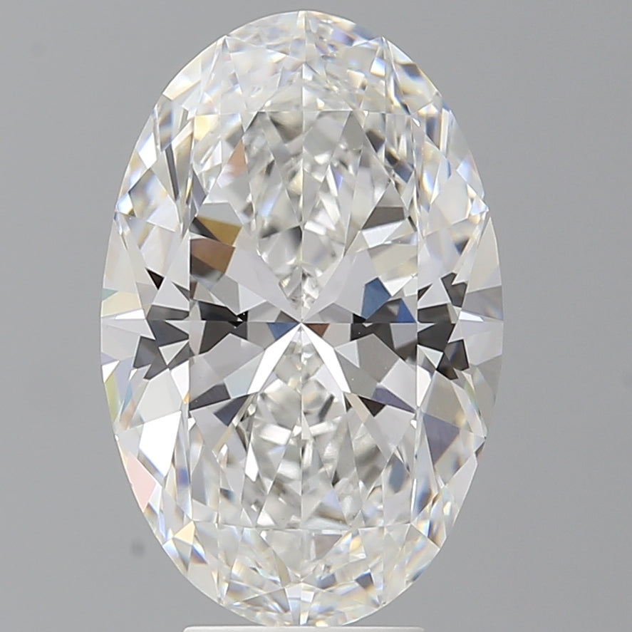 6.10 Carat Oval Shaped, Ideal Cut, E Color, VVS2 Clarity, IGI Certified Lab Grown Diamond