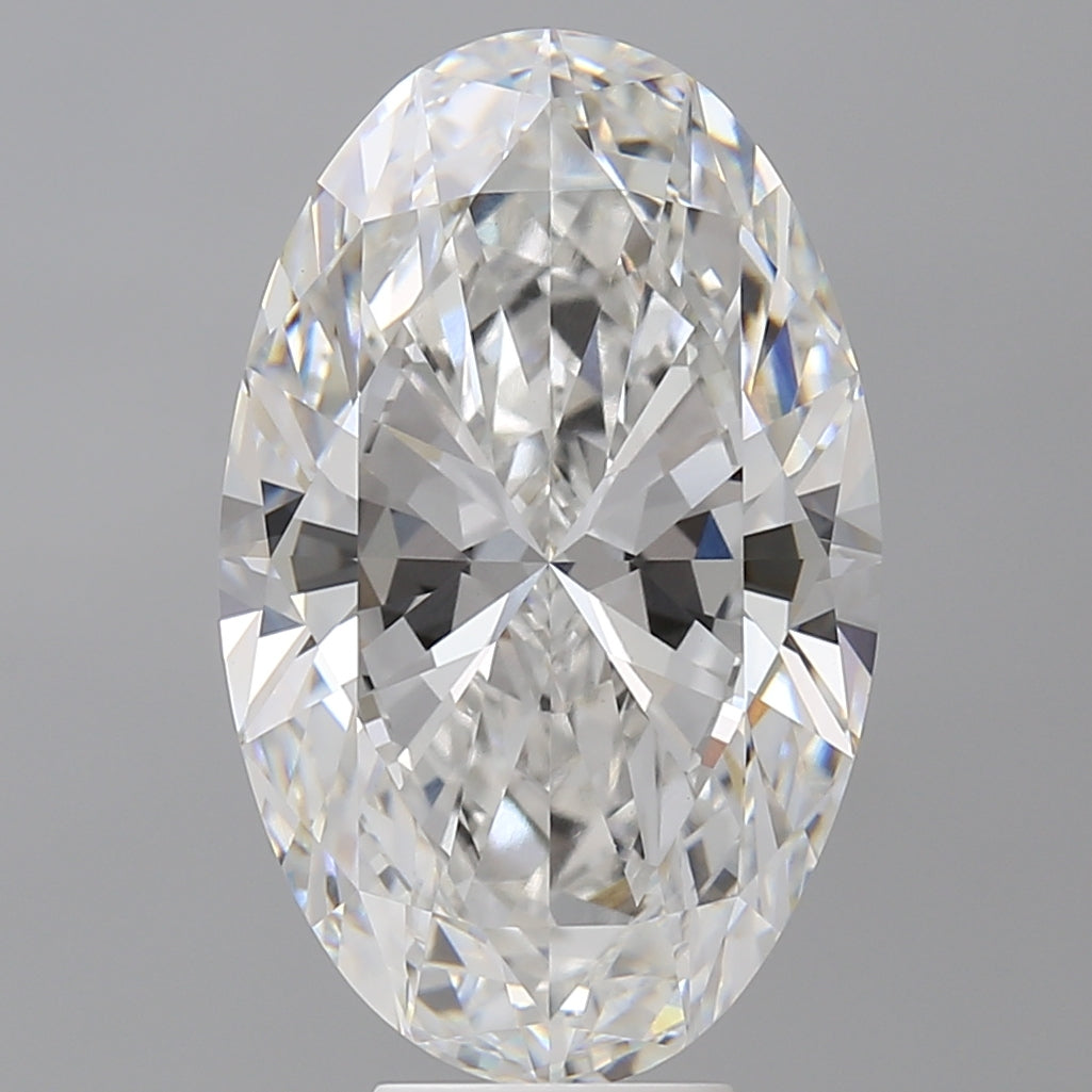 8.08 Carat Oval Shaped, Ideal Cut, E Color, VVS2 Clarity, IGI Certified Lab Grown Diamond