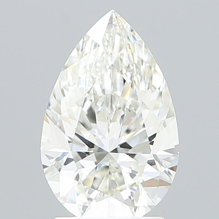 2.23 Carat Pear Shaped, Excellent Cut, G Color, VVS2 Clarity, IGI Certified Lab Grown Diamond