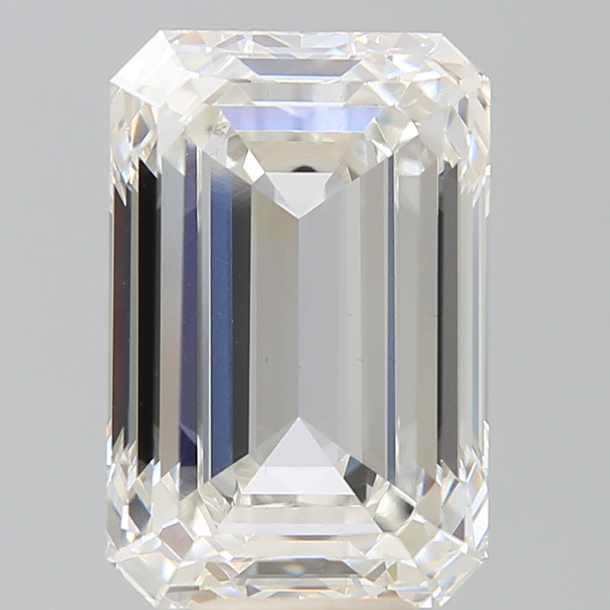 10.04 Carat Emerald Shaped, Ideal Cut, G Color, VS1 Clarity, IGI Certified Lab Grown Diamond