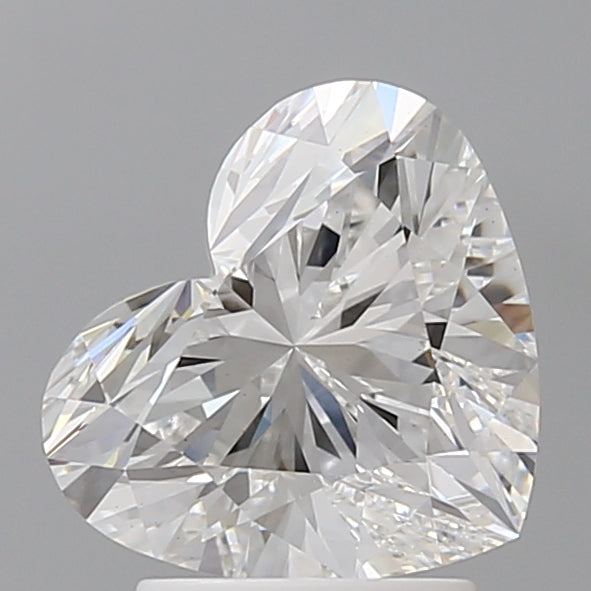 2.58 Carat Heart Shaped, Ideal Cut, E Color, VS1 Clarity, IGI Certified Lab Grown Diamond