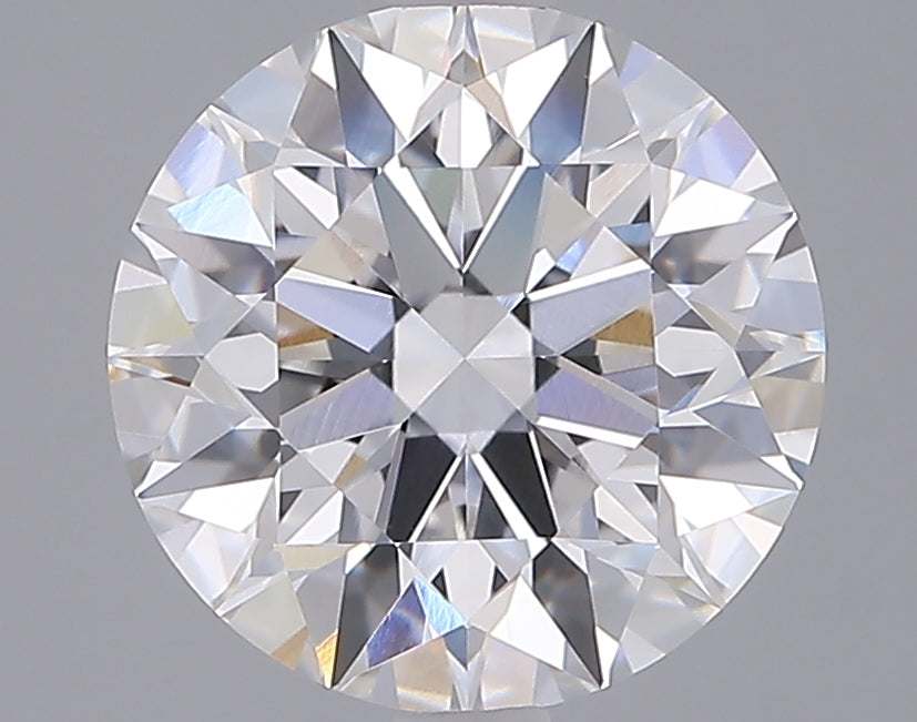 3.07 Carat Round Shaped, Ideal Cut, E Color, VVS2 Clarity, IGI Certified Lab Grown Diamond