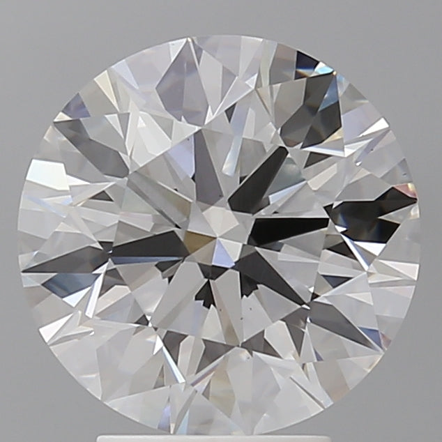 4.05 Carat Round Shaped, Ideal Cut, E Color, VS1 Clarity, IGI Certified Lab Grown Diamond