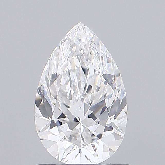 0.99 Carat Pear Shaped, Ideal Cut, D Color, VVS2 Clarity, IGI Certified Lab Grown Diamond