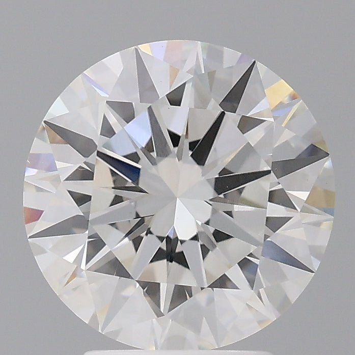 3.51 Carat Round Shaped, Excellent Cut, F Color, VVS2 Clarity, IGI Certified Lab Grown Diamond