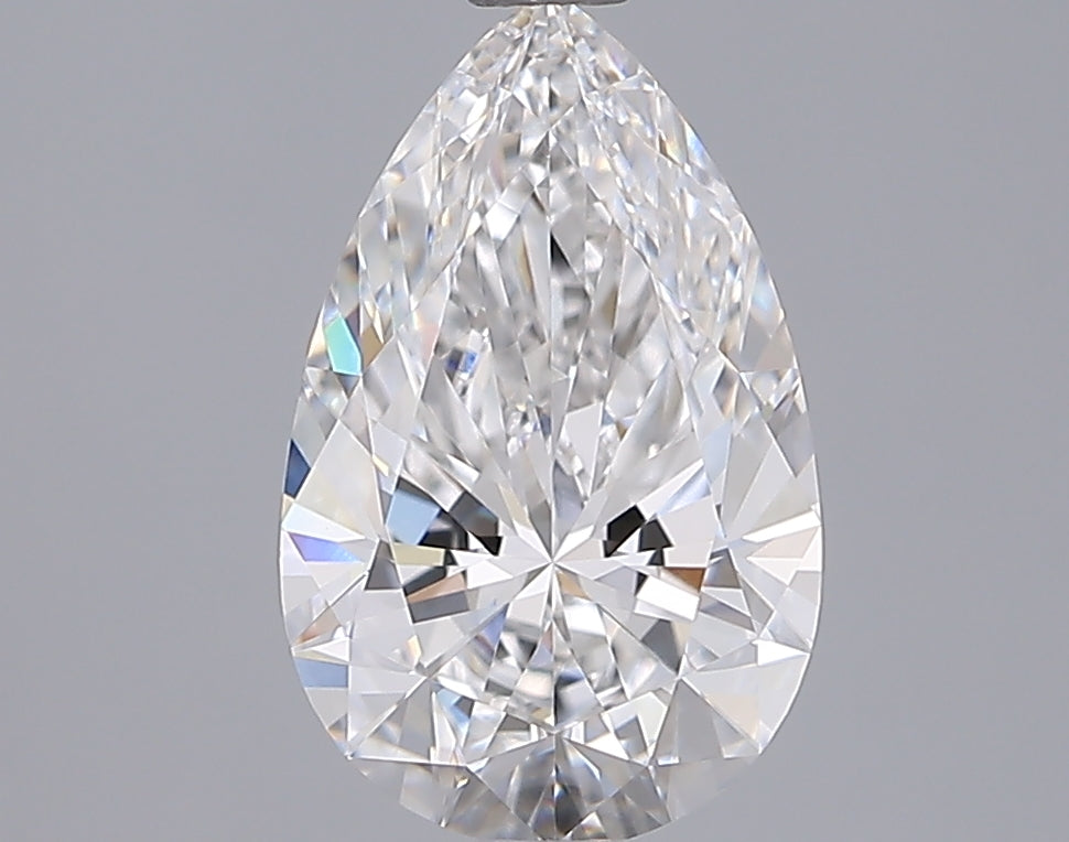 2.04 Carat Pear Shaped, Ideal Cut, E Color, VVS1 Clarity, IGI Certified Lab Grown Diamond