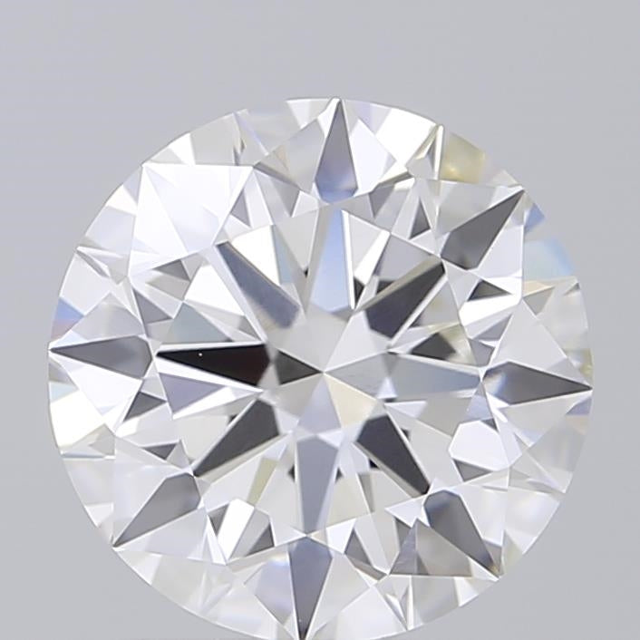 2.02 Carat Round Shaped, Excellent Cut, G Color, VVS2 Clarity, IGI Certified Lab Grown Diamond