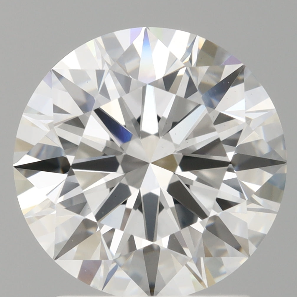 2.10 Carat Round Shaped, Ideal Cut, E Color, VS1 Clarity, IGI Certified Lab Grown Diamond
