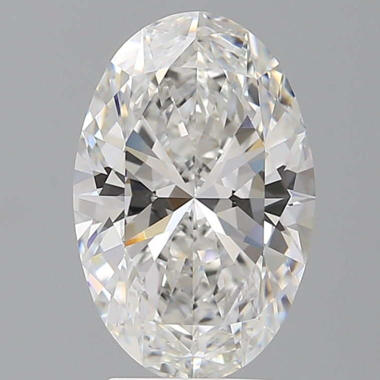 3.58 Carat Oval Shaped, Ideal Cut, E Color, VVS2 Clarity, IGI Certified Lab Grown Diamond