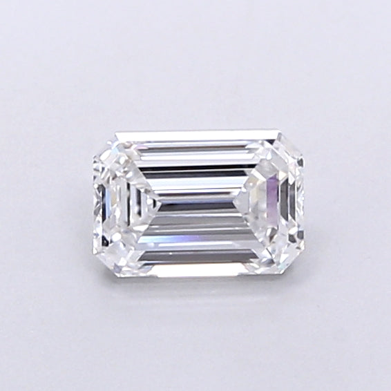0.94 Carat Emerald Shaped, Very Good Cut, D Color, VVS2 Clarity, IGI Certified Lab Grown Diamond