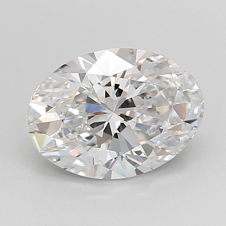 2.12 Carat Oval Shaped, Ideal Cut, D Color, VVS2 Clarity, IGI Certified Lab Grown Diamond