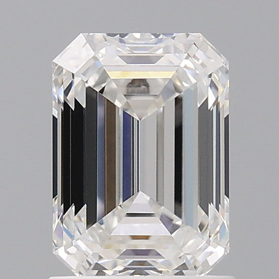 1.60 Carat Emerald Shaped, Ideal Cut, E Color, VVS2 Clarity, IGI Certified Lab Grown Diamond