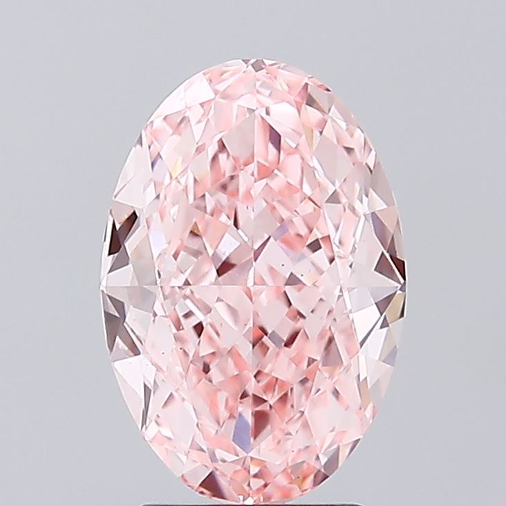3.04 Carat Oval Shaped, Ideal Cut, VS1 Clarity, IGI Certified Lab Grown Diamond