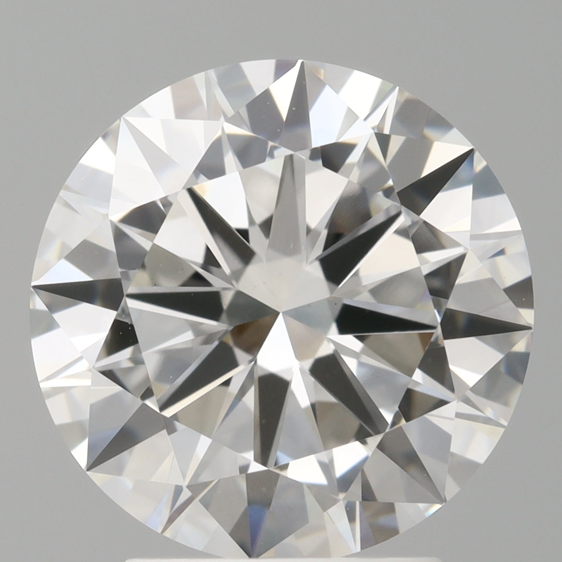 3.00 Carat Round Shaped, Excellent Cut, F Color, VVS2 Clarity, IGI Certified Lab Grown Diamond