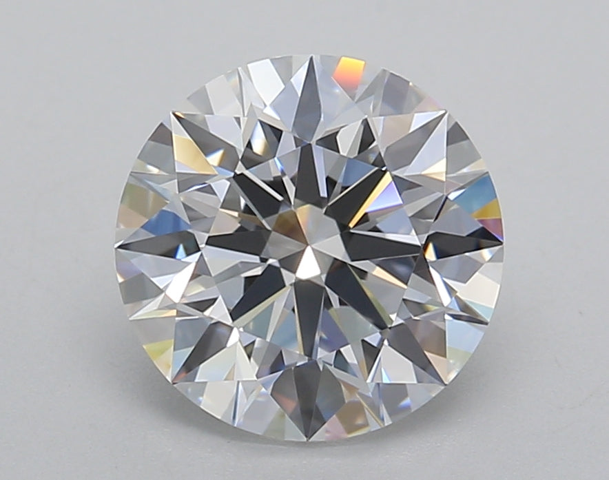 2.51 Carat Round Shaped, Ideal Cut, D Color, IF Clarity, IGI Certified Lab Grown Diamond