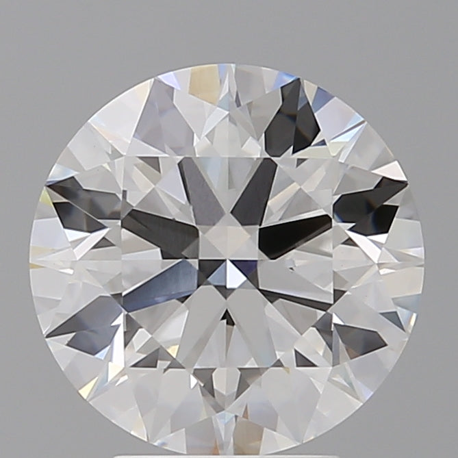 4.04 Carat Round Shaped, Ideal Cut, E Color, VVS2 Clarity, IGI Certified Lab Grown Diamond