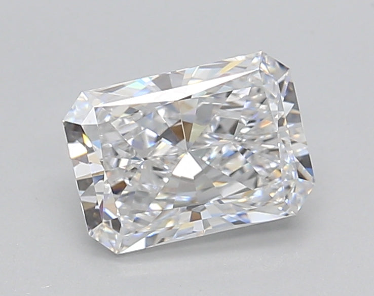 1.02 Carat Radiant Shaped, Ideal Cut, D Color, VVS2 Clarity, IGI Certified Lab Grown Diamond