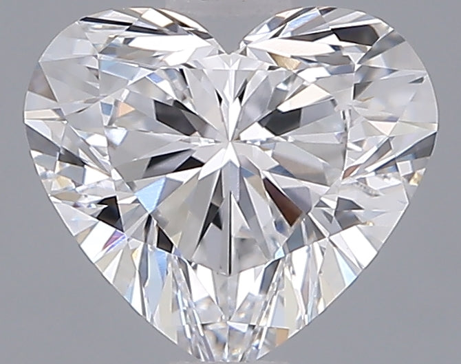 1.54 Carat Heart Shaped, Ideal Cut, D Color, VVS2 Clarity, IGI Certified Lab Grown Diamond