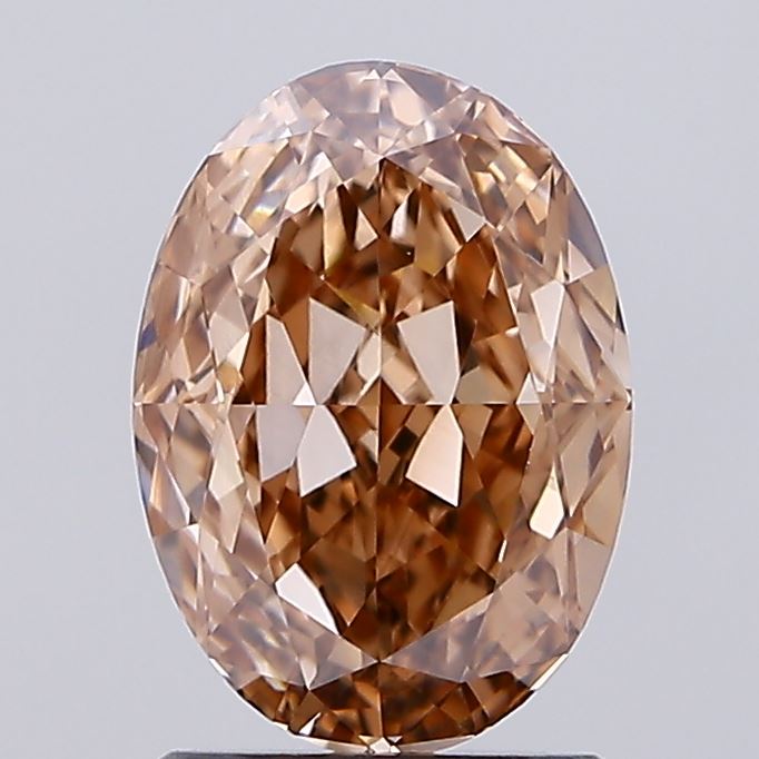 2.01 Carat Oval Shaped, Ideal Cut, VS2 Clarity, IGI Certified Lab Grown Diamond