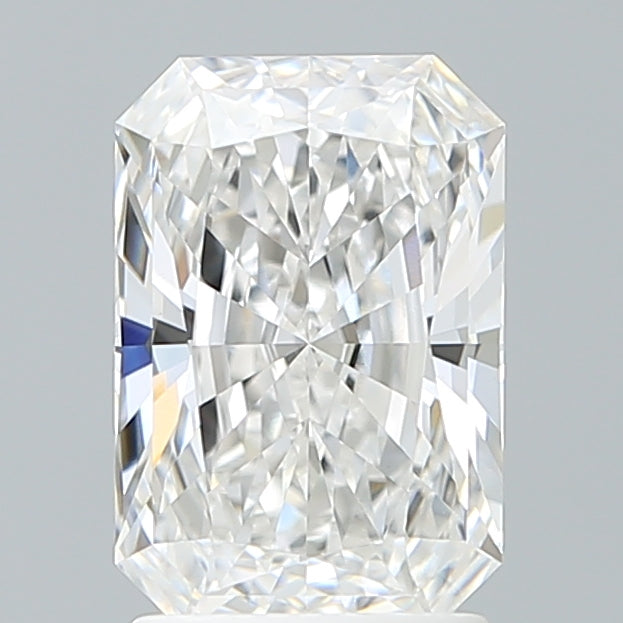 2.03 Carat Radiant Shaped, Excellent Cut, E Color, VVS1 Clarity, IGI Certified Lab Grown Diamond