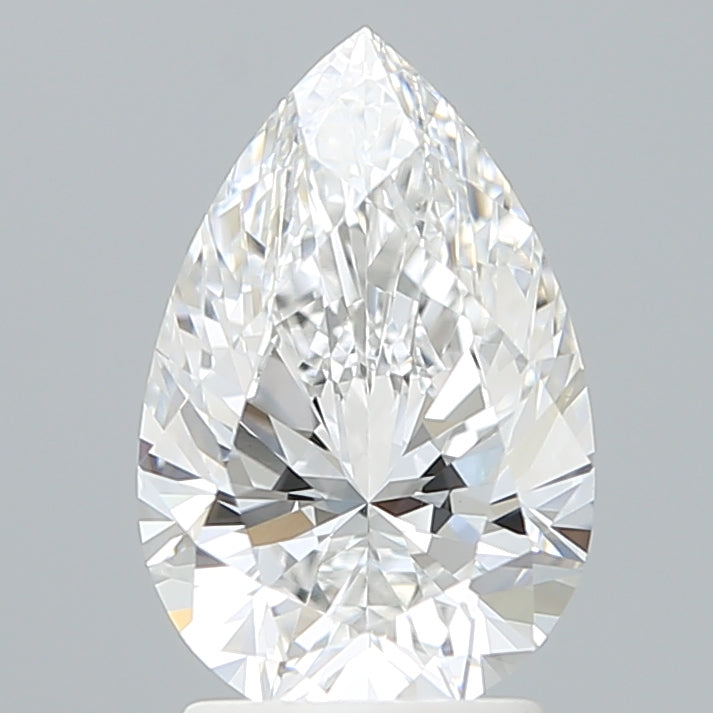 2.42 Carat Pear Shaped, Ideal Cut, E Color, VVS2 Clarity, IGI Certified Lab Grown Diamond