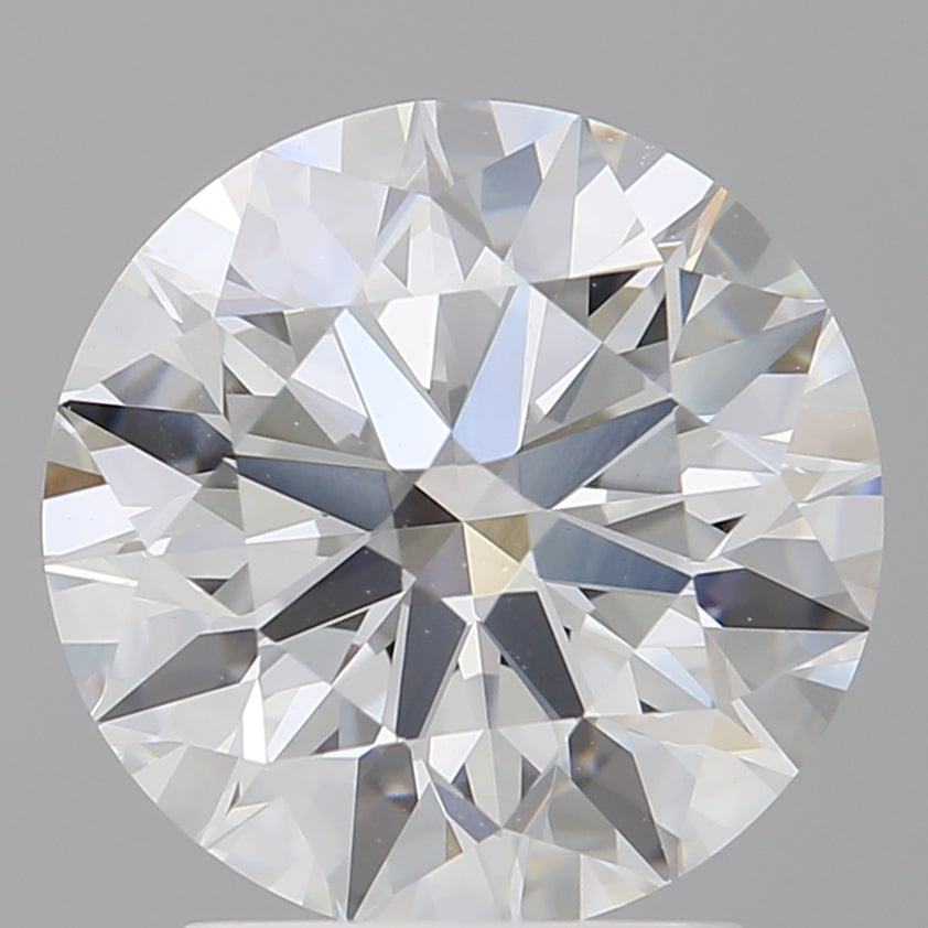 2.60 Carat Round Shaped, Ideal Cut, E Color, VVS2 Clarity, IGI Certified Lab Grown Diamond