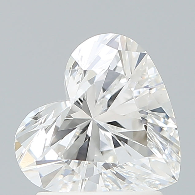 1.61 Carat Heart Shaped, Ideal Cut, E Color, VVS1 Clarity, IGI Certified Lab Grown Diamond