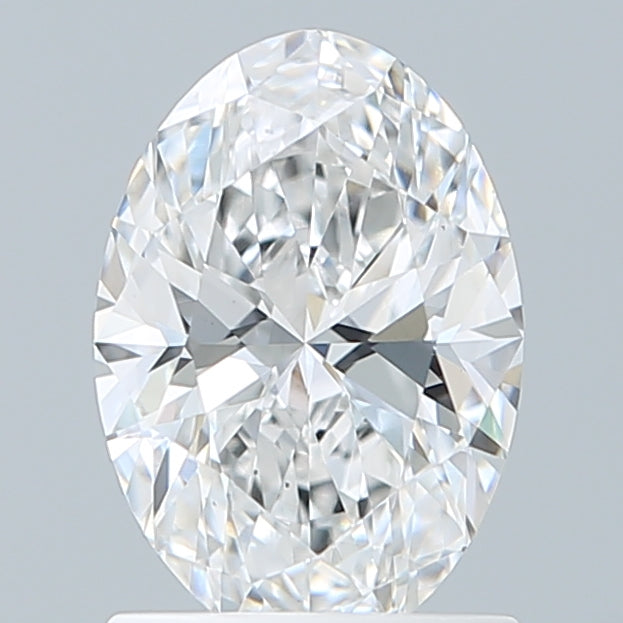 1.23 Carat Oval Shaped, Ideal Cut, E Color, VS1 Clarity, IGI Certified Lab Grown Diamond