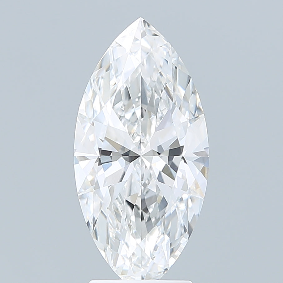 3.26 Carat Marquise Shaped, Ideal Cut, E Color, VVS2 Clarity, IGI Certified Lab Grown Diamond