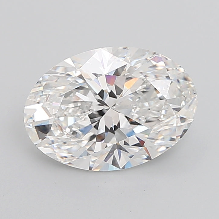 6.04 Carat Oval Shaped, Excellent Cut, E Color, VVS2 Clarity, IGI Certified Lab Grown Diamond