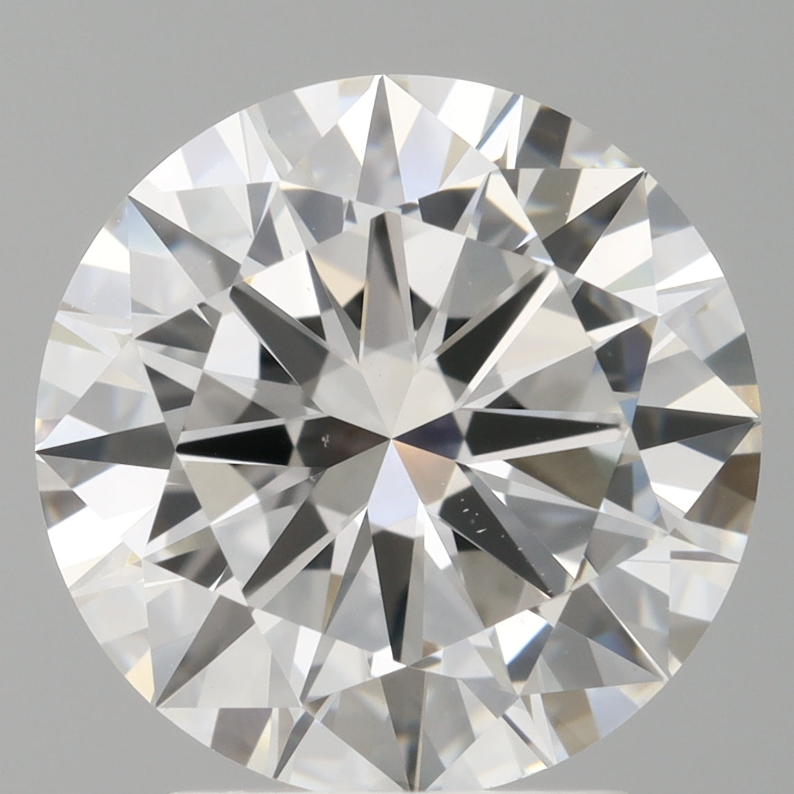 2.96 Carat Round Shaped, Excellent Cut, E Color, VS1 Clarity, IGI Certified Lab Grown Diamond
