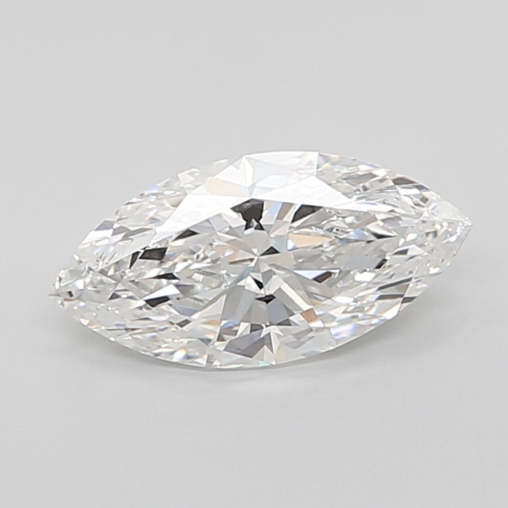 5.09 Carat Marquise Shaped, Excellent Cut, F Color, VVS2 Clarity, IGI Certified Lab Grown Diamond