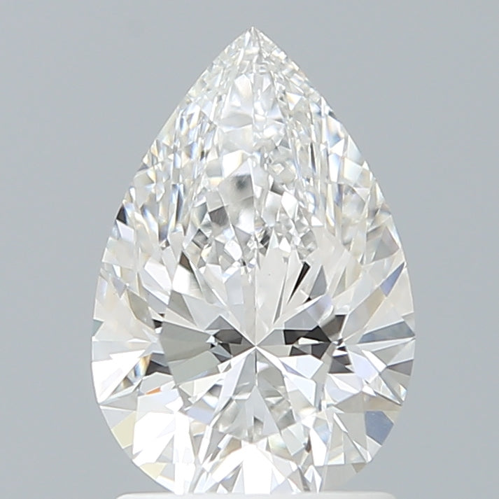 1.70 Carat Pear Shaped, Excellent Cut, E Color, VVS2 Clarity, IGI Certified Lab Grown Diamond
