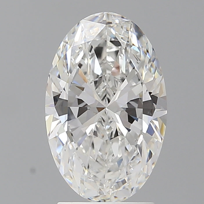 2.56 Carat Oval Shaped, Ideal Cut, E Color, VVS2 Clarity, IGI Certified Lab Grown Diamond