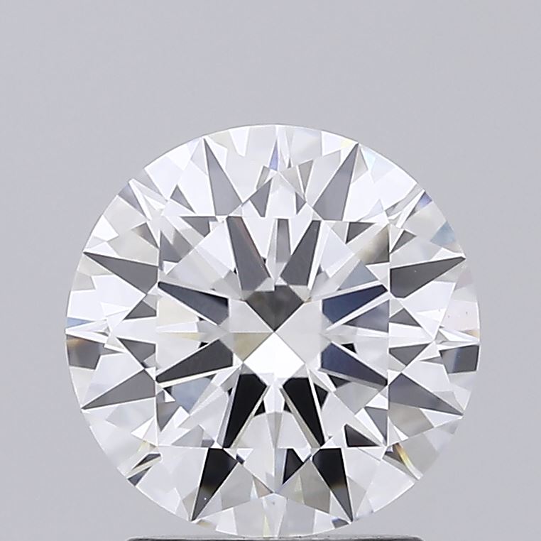 2.01 Carat Round Shaped, Excellent Cut, E Color, VVS2 Clarity, IGI Certified Lab Grown Diamond
