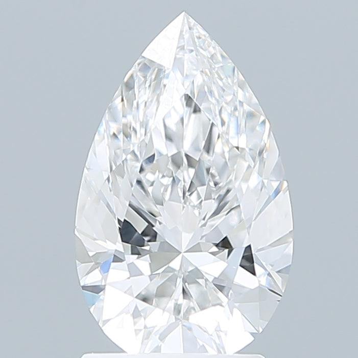 2.10 Carat Pear Shaped, Excellent Cut, D Color, VVS2 Clarity, IGI Certified Lab Grown Diamond