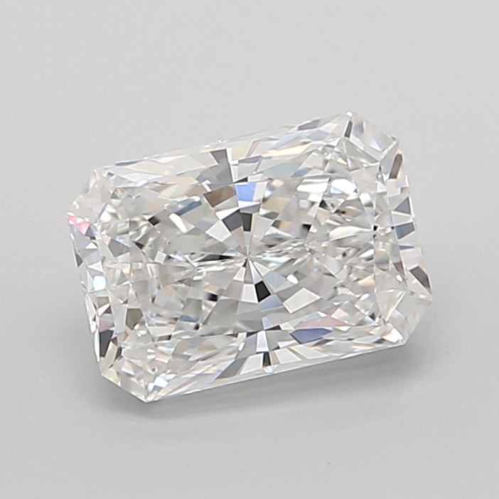 3.04 Carat Radiant Shaped, Ideal Cut, E Color, VVS2 Clarity, IGI Certified Lab Grown Diamond