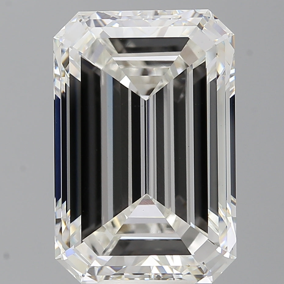 11.04 Carat Emerald Shaped, Ideal Cut, F Color, VS1 Clarity, IGI Certified Lab Grown Diamond