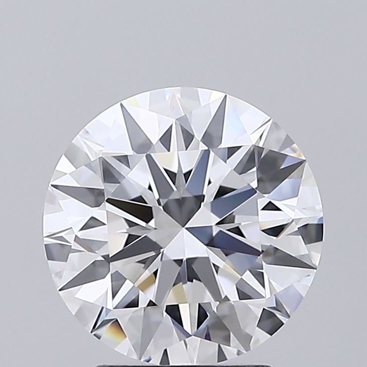2.50 Carat Round Shaped, Ideal Cut, D Color, IF Clarity, IGI Certified Lab Grown Diamond