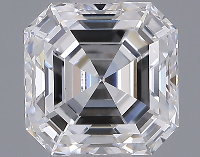 1.01 Carat Asscher Shaped, Ideal Cut, D Color, VVS2 Clarity, IGI Certified Lab Grown Diamond