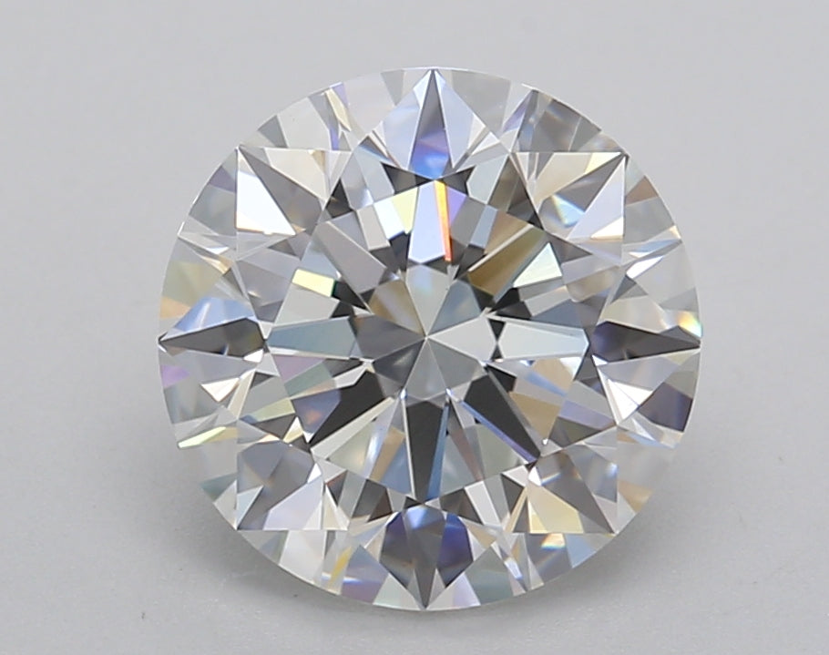 3.03 Carat Round Shaped, Ideal Cut, E Color, VS1 Clarity, IGI Certified Lab Grown Diamond