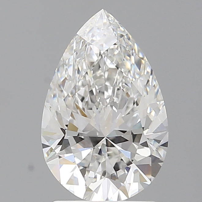 2.10 Carat Pear Shaped, Ideal Cut, E Color, VVS2 Clarity, IGI Certified Lab Grown Diamond