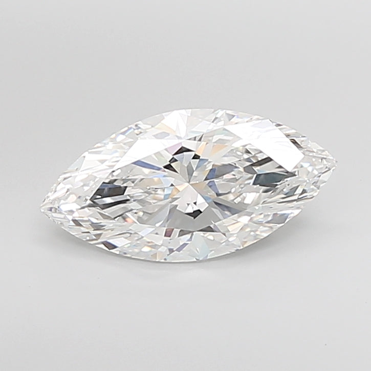 4.04 Carat Marquise Shaped, Ideal Cut, E Color, VVS2 Clarity, IGI Certified Lab Grown Diamond