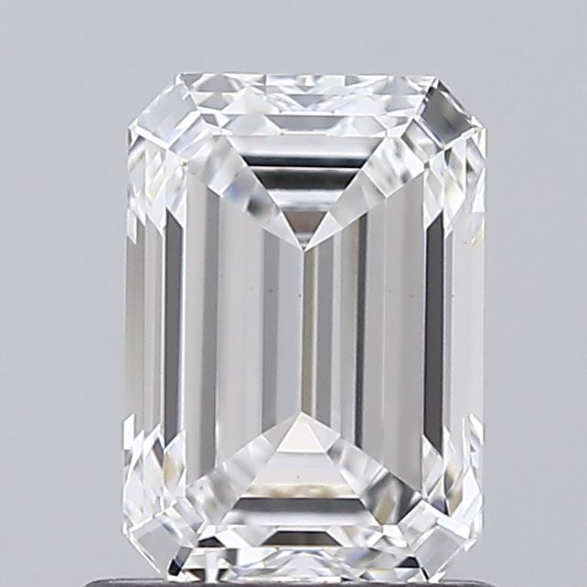 1.06 Carat Emerald Shaped, Ideal Cut, E Color, VS1 Clarity, IGI Certified Lab Grown Diamond