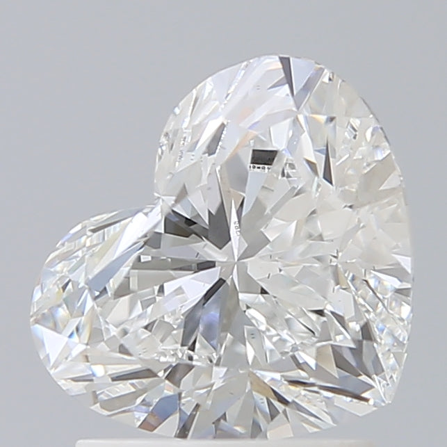 1.70 Carat Heart Shaped, Ideal Cut, E Color, VS2 Clarity, IGI Certified Lab Grown Diamond